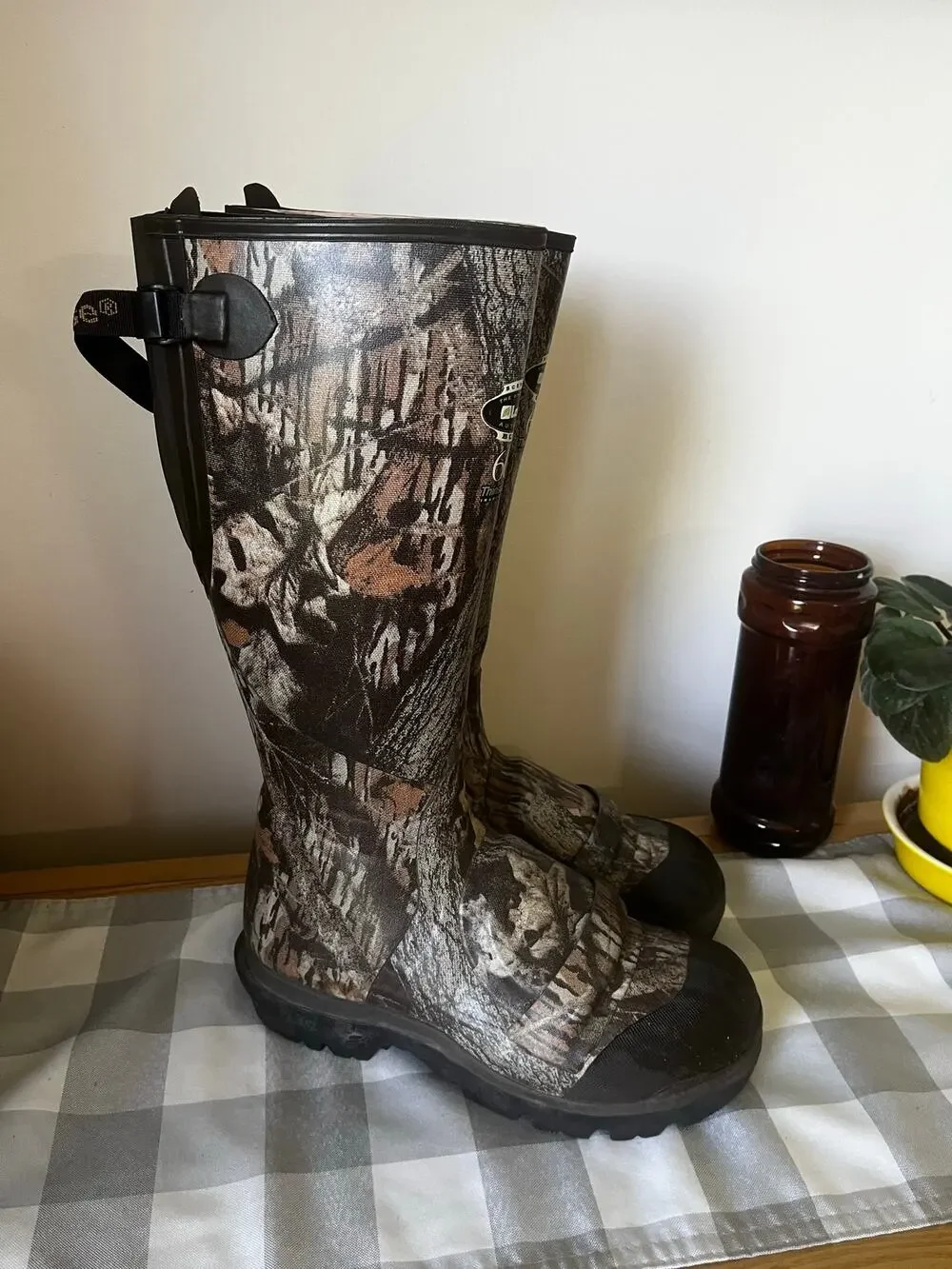 Lacrosse Camo Burly Scent Free 600mg Thinsulate Huntibg Waterproof Boots Men 10